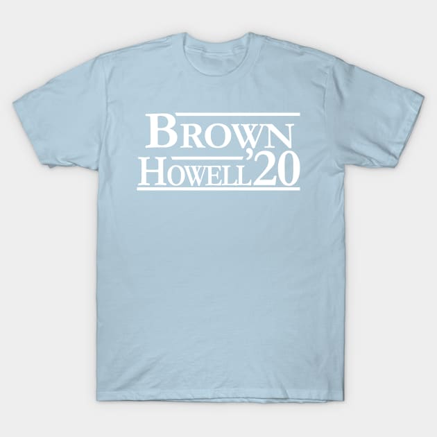 Mac Brown and Sam Howell For President T-Shirt by Parkeit